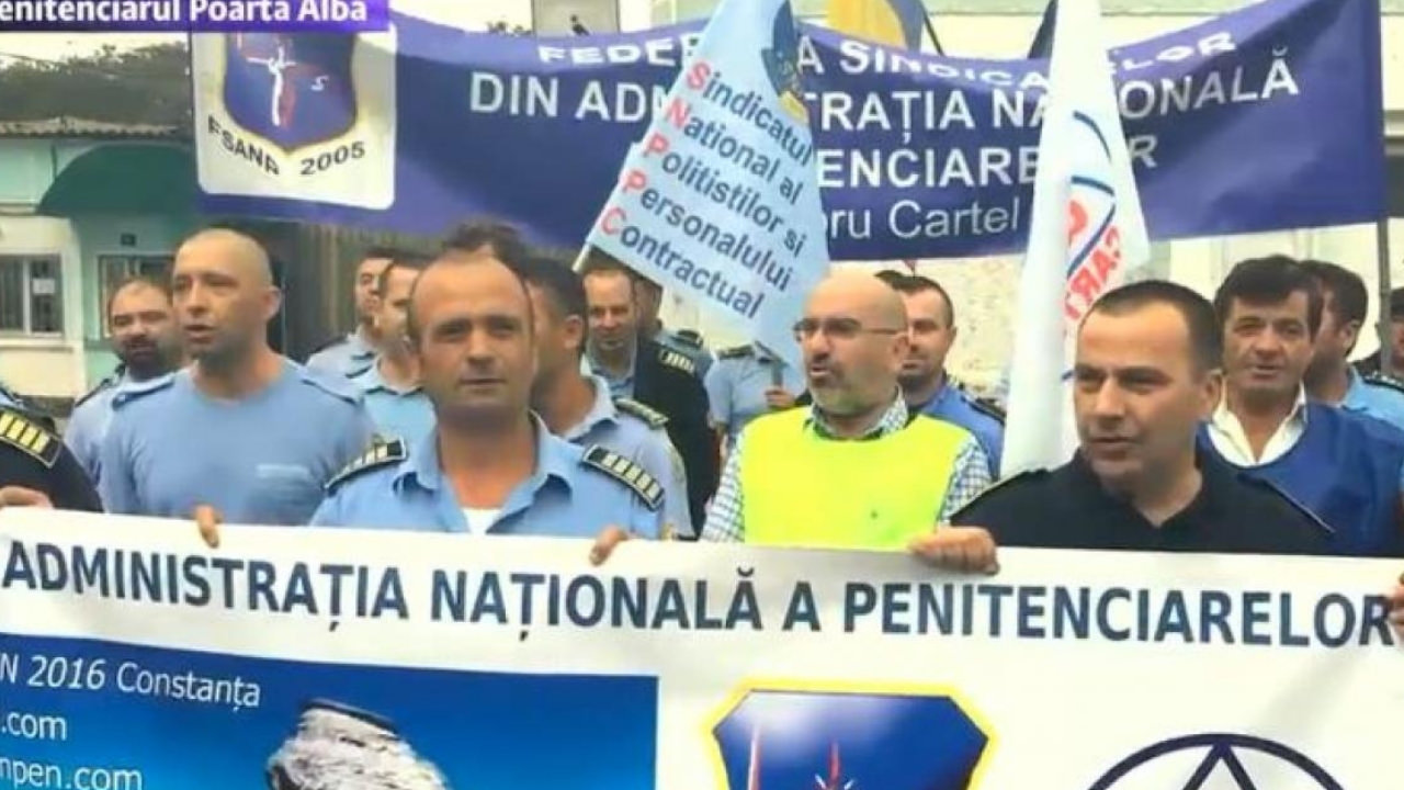 MASS-MEDIA | Protestul angajatilor din Penitenciarul Poarta Alba